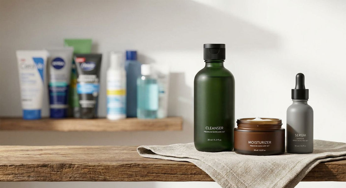 Best skincare set for men switching from drugstore products