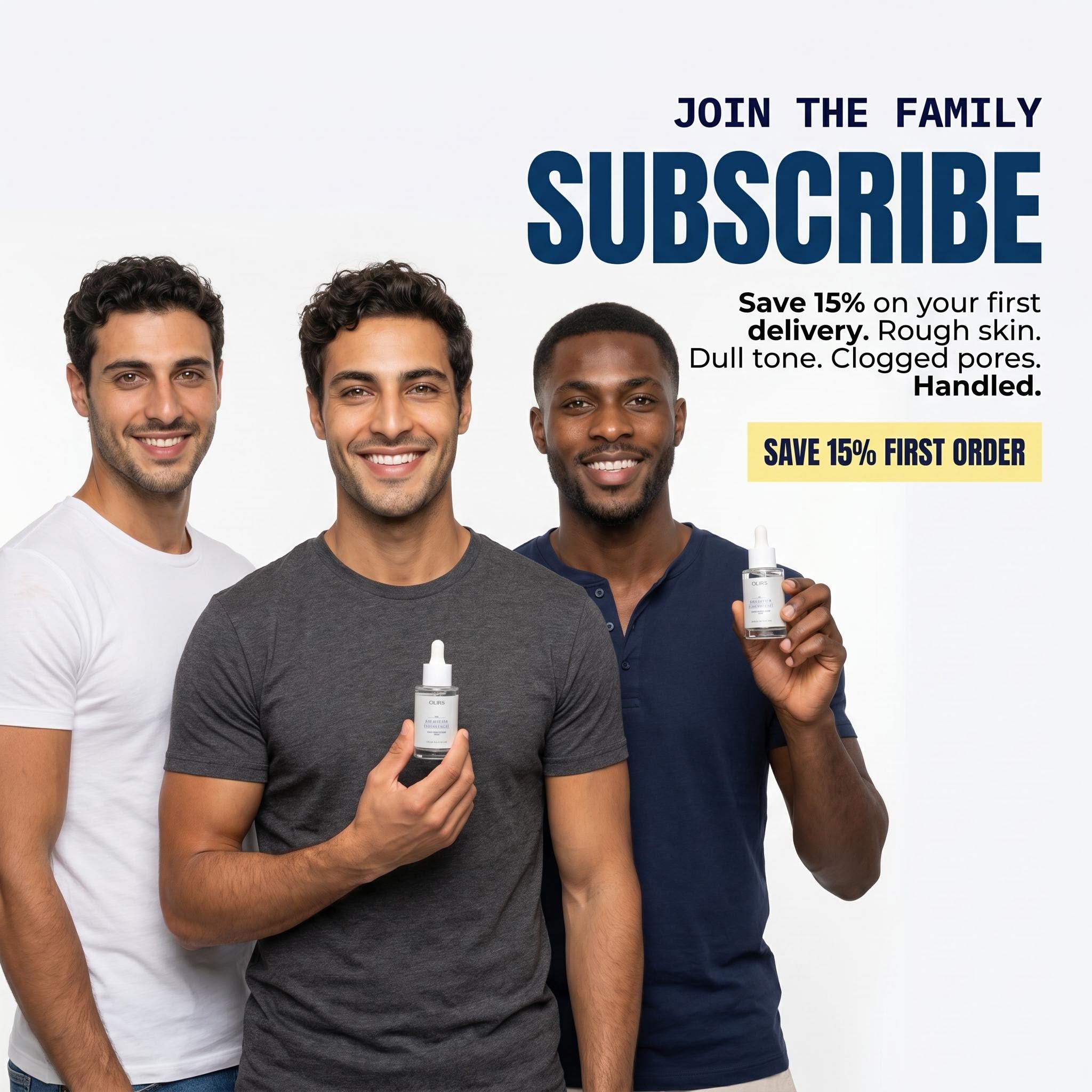 Overnight AHA Peel - Subscribe Family Group | OLIRS Men's Skincare